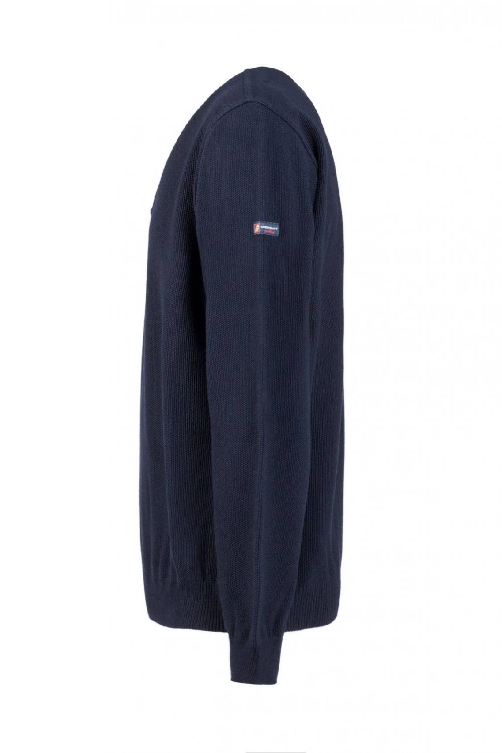 Green Coast Pullover Blu Green Coast Modern Fit Made In Italy