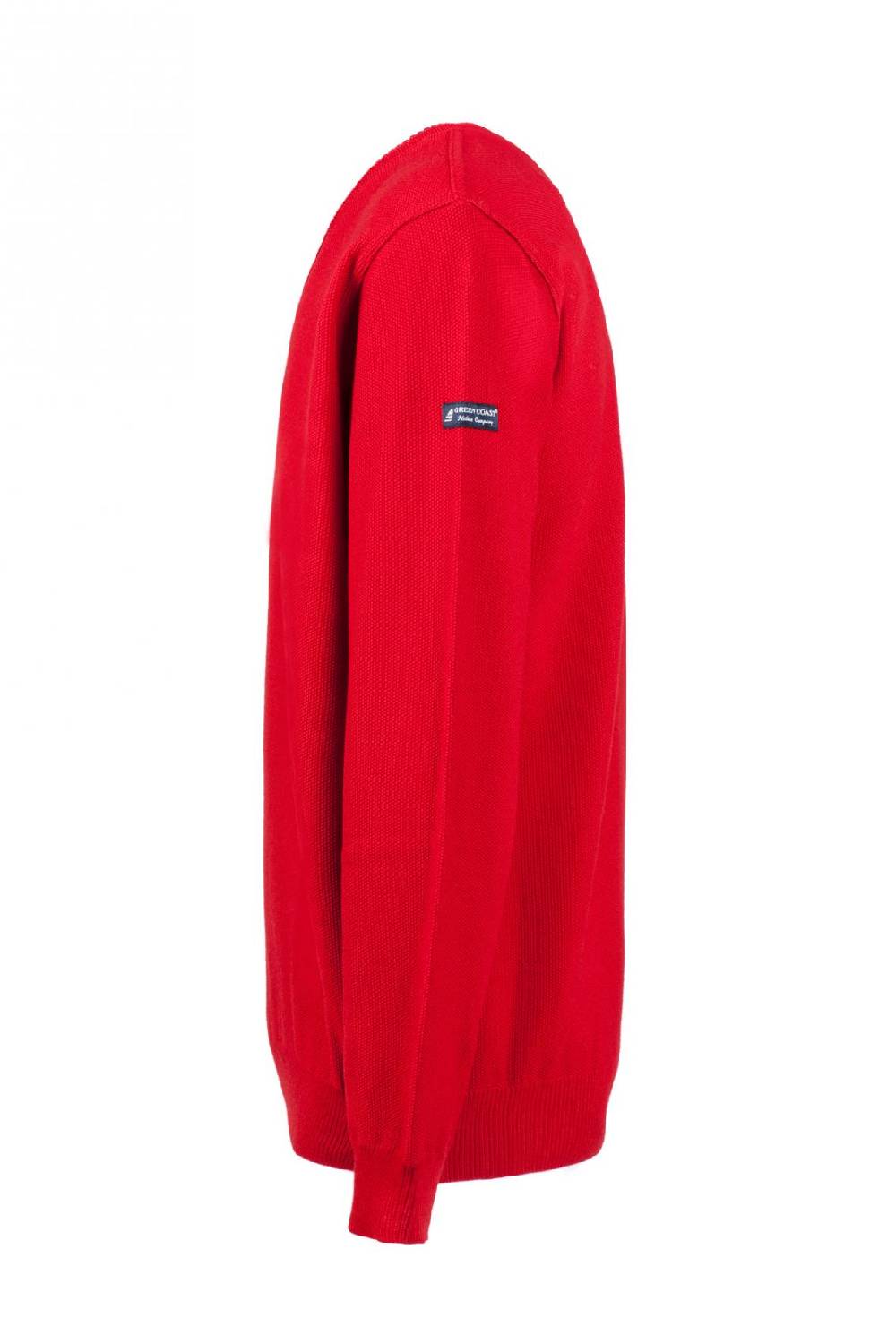 Green Coast Pullover Rosso Green Coast Modern Fit Made In Italy