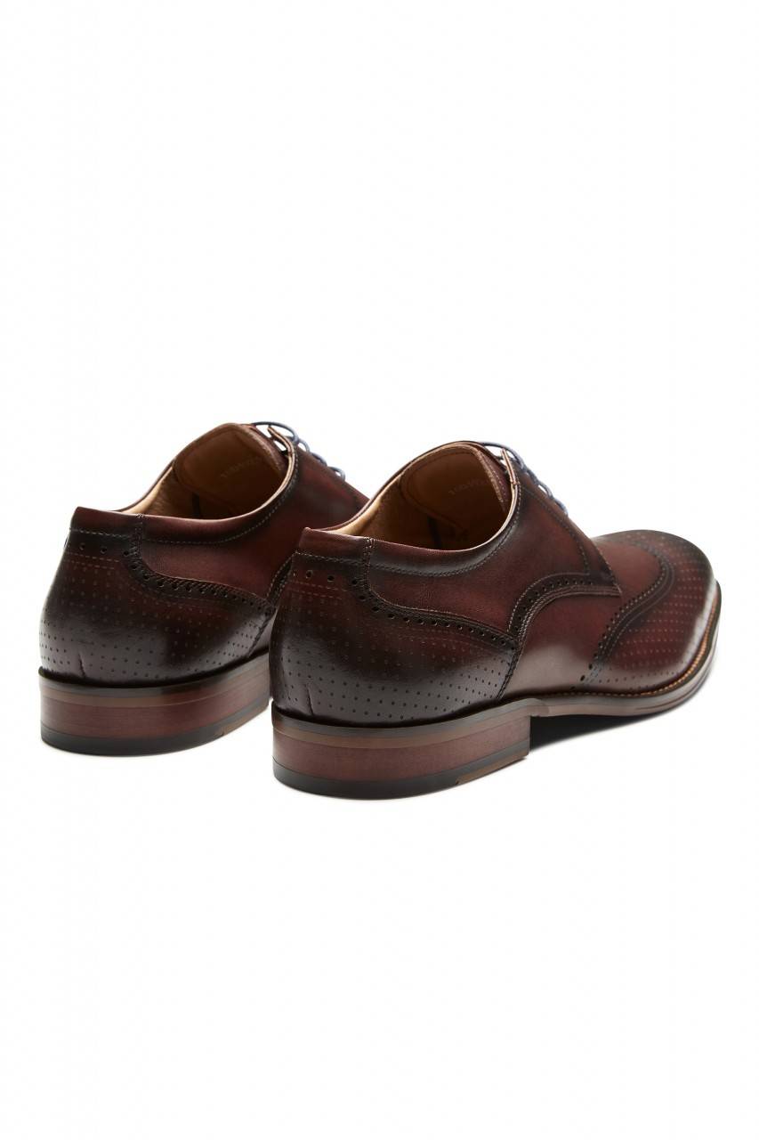 Digel Scarpa Derby All'inglese Marrone Elegante Digel In Vera Pelle