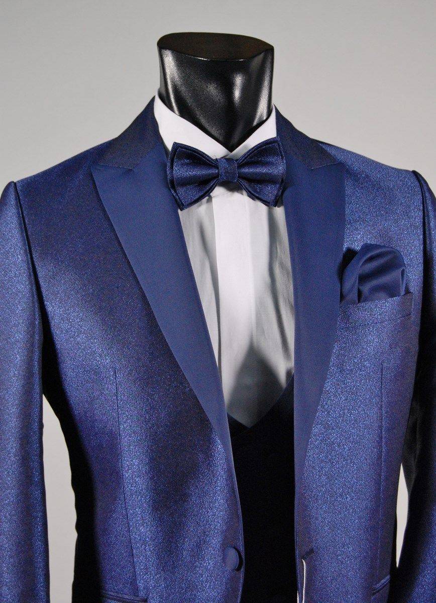 Musani Milano Cerimonia Smoking Bluette Musani Milano Cerimonia Slim Fit