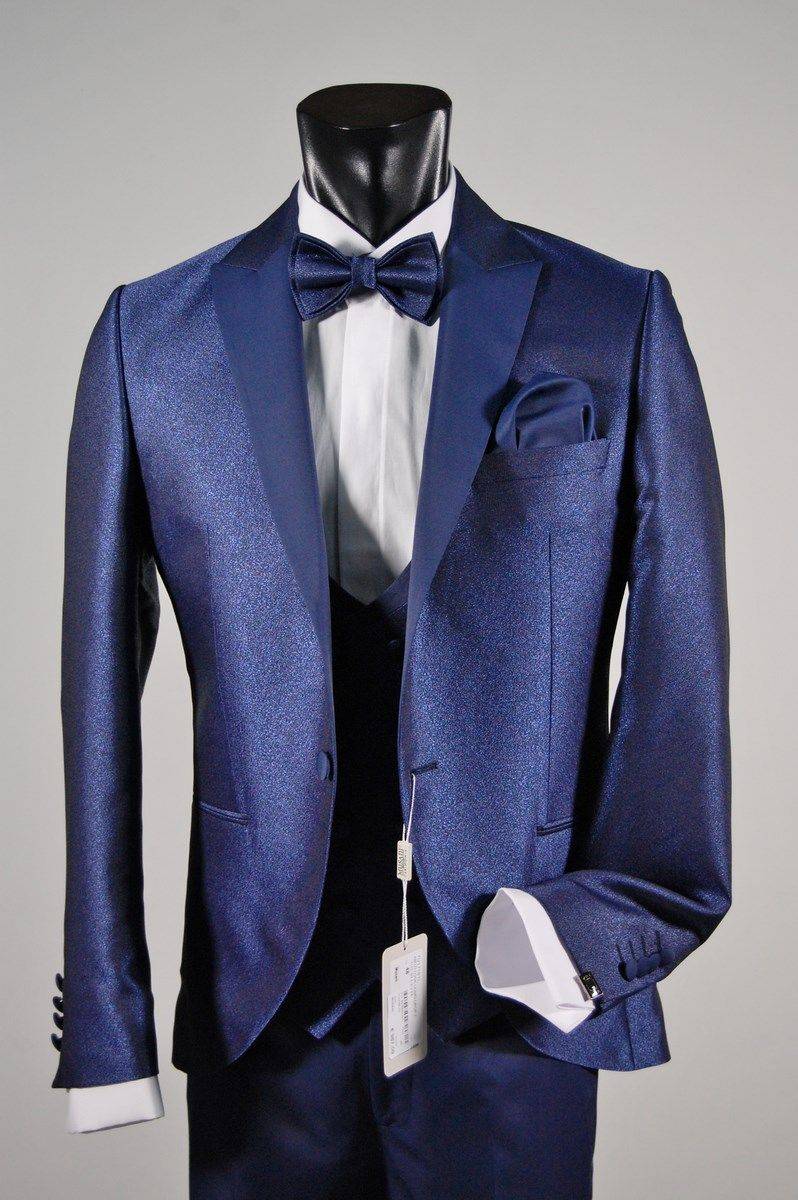 Musani Milano Cerimonia Smoking Bluette Musani Milano Cerimonia Slim Fit