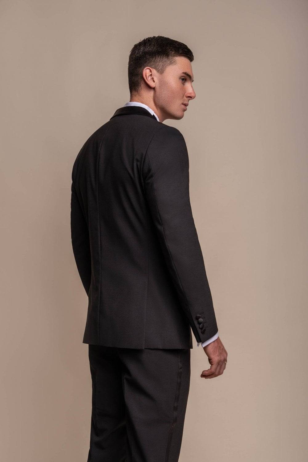 House Of Cavani Smoking Cavani Slim Fit Lana Stretch