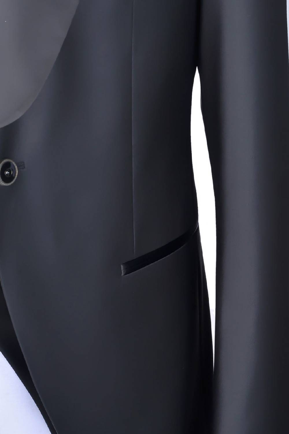 Baggi Smoking Con Petto A Lancia Nero Baggi Slim Fit Con Gilet E Plastron