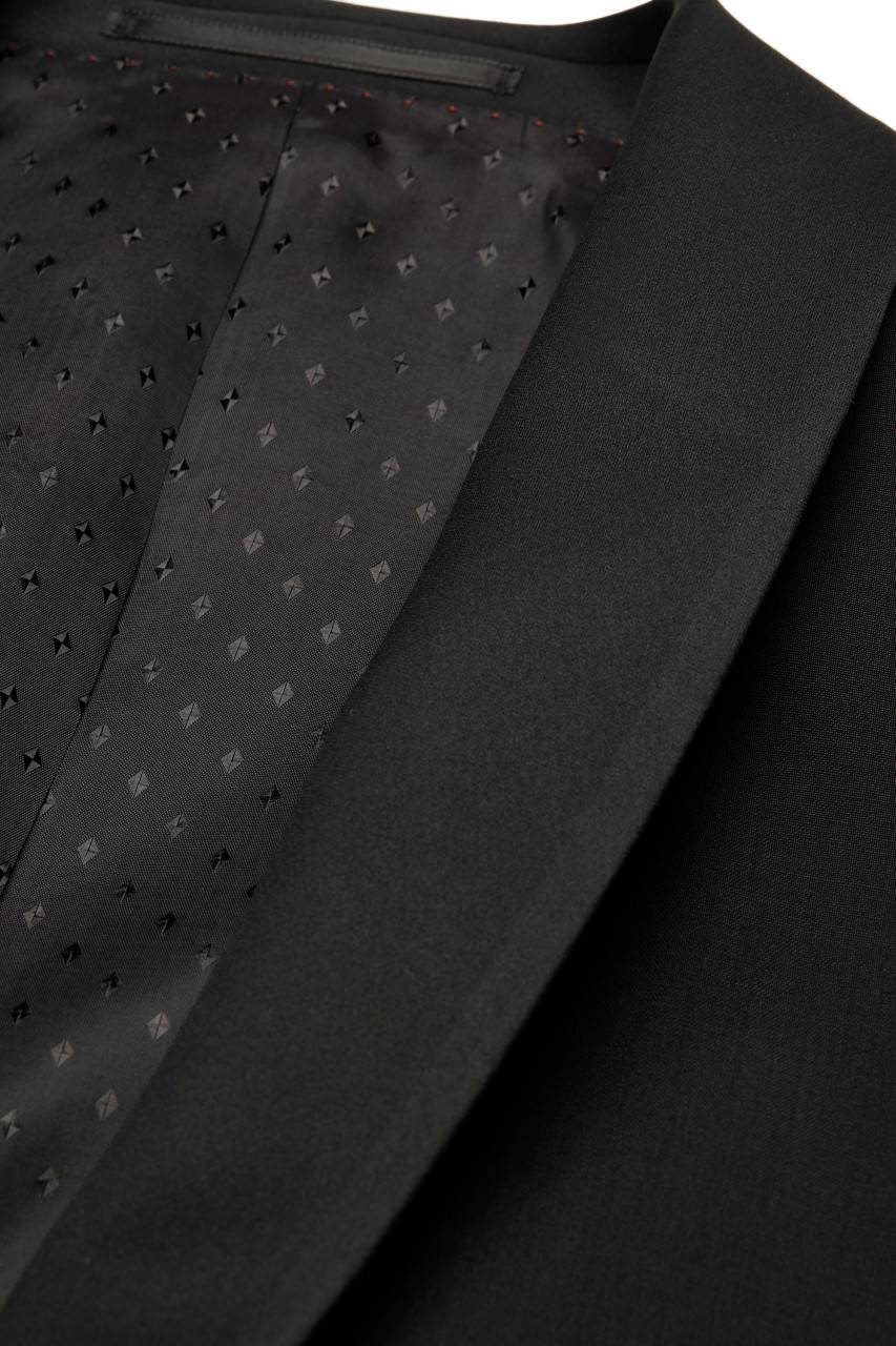 Digel Smoking Digel Cerimonia Con Petto A Scialle Drop Quattro Corto