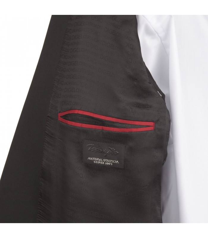 Digel Smoking Digel In Taglie Forti Conformate Pura Lana Marzotto Super 100's