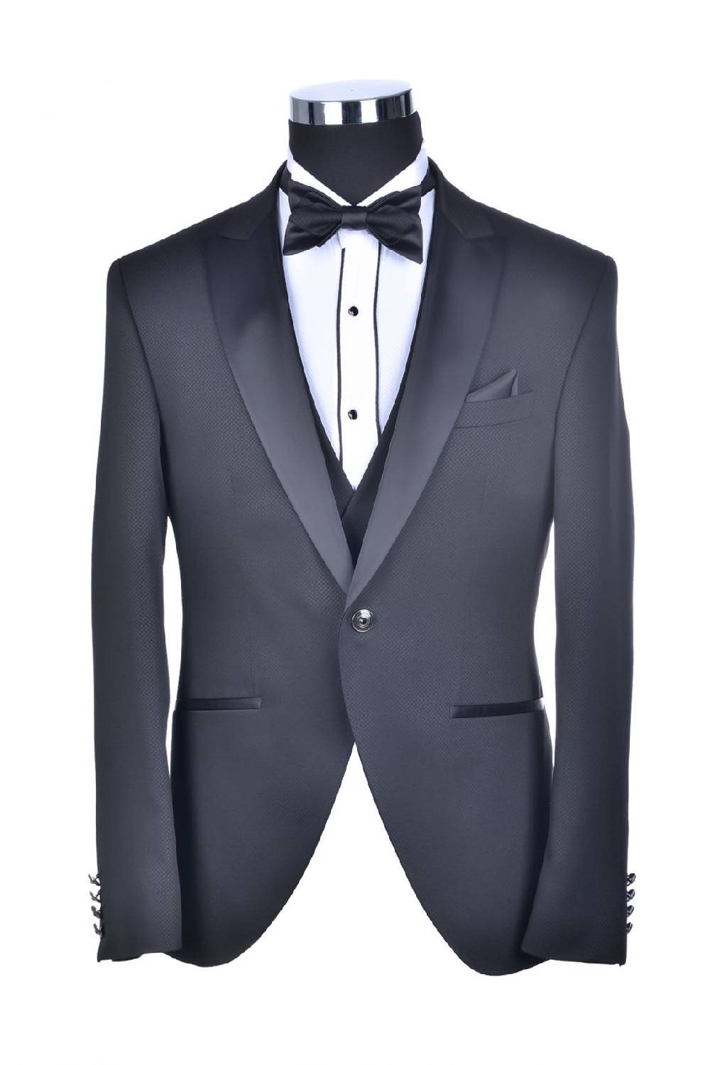 Baggi Smoking Nero Baggi Completo Di Panciotto E Papillon