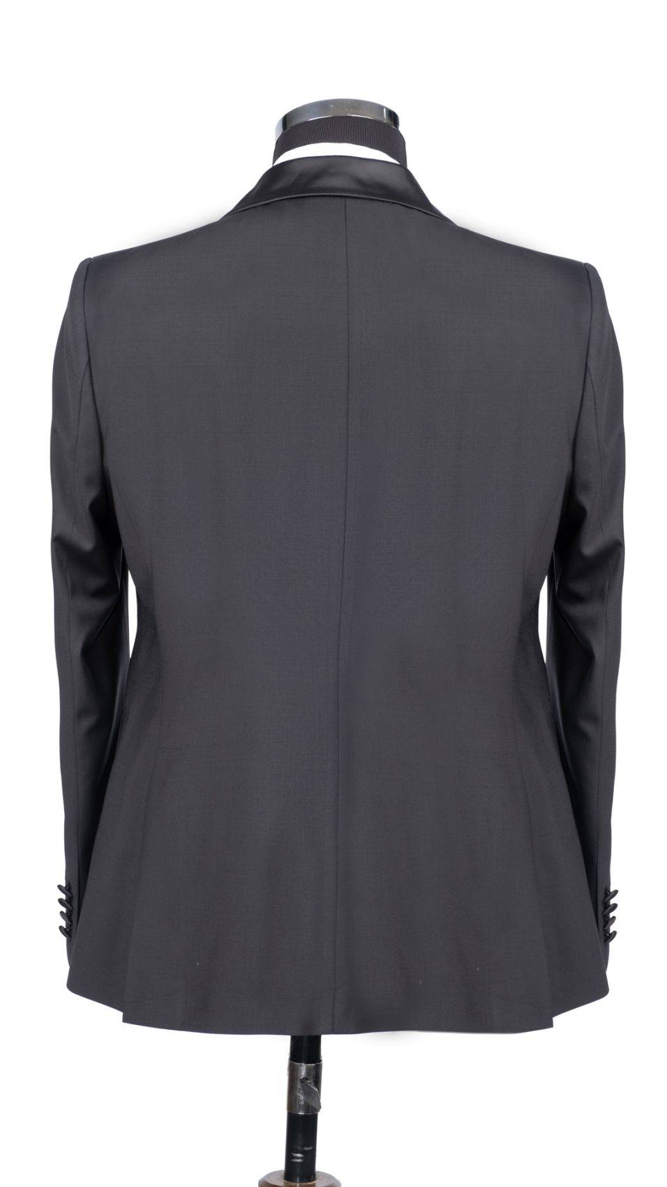 Baggi Smoking Nero Doppiopetto Baggi Cerimonia Slim Fit