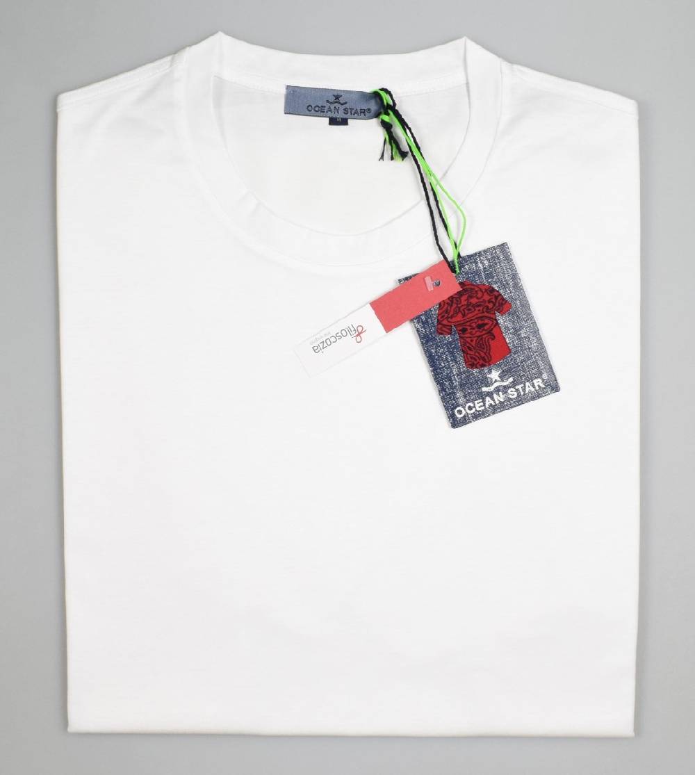 Ocean Star T-Shirt Ocean Star Mezza Manica In Cotone Filo Di Scozia Modern Fit