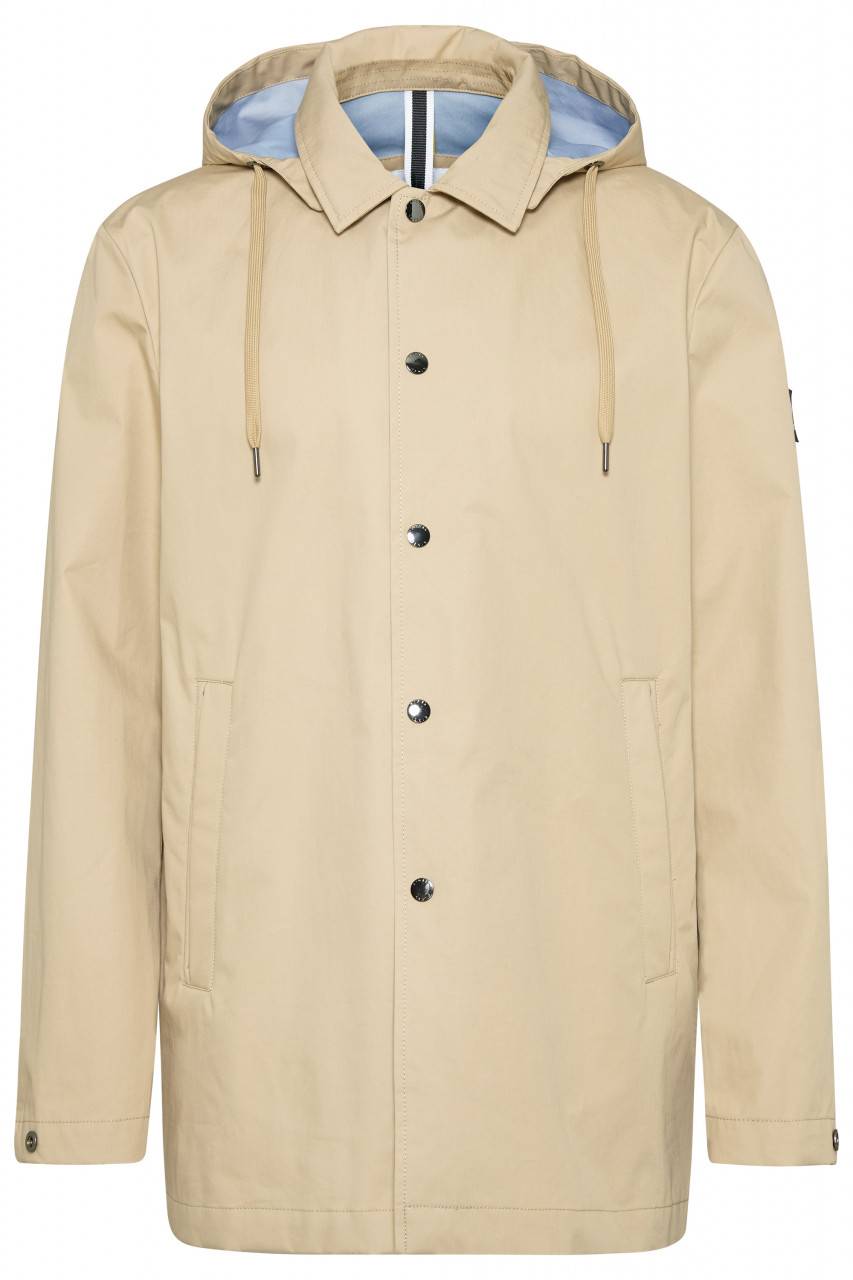 Digel Trench beige digel sfoderato con cappuccio staccabile
