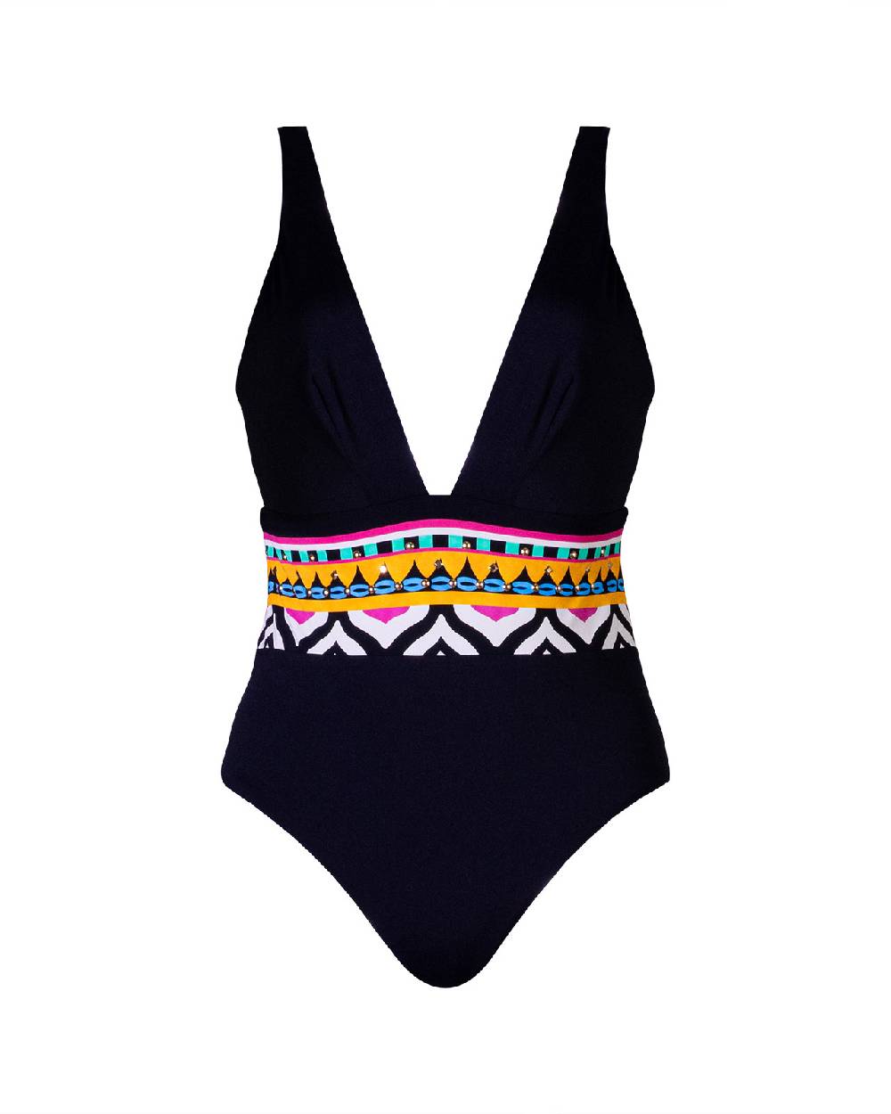 Raffaela D´Angelo Intero con fascia stampata e borchie