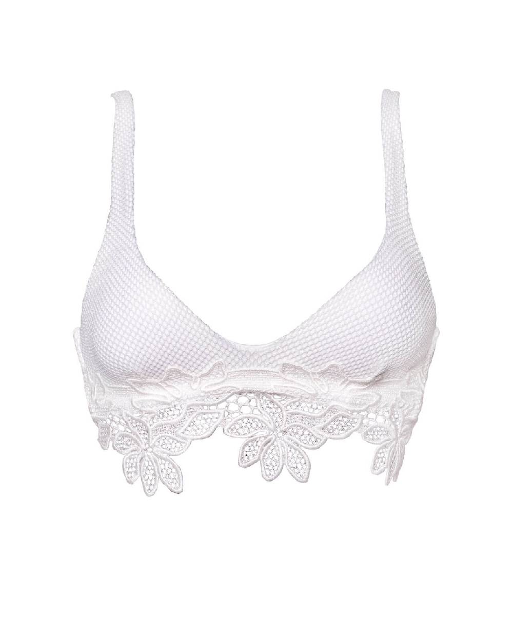 Raffaela D´Angelo Brassiere rete e macramè