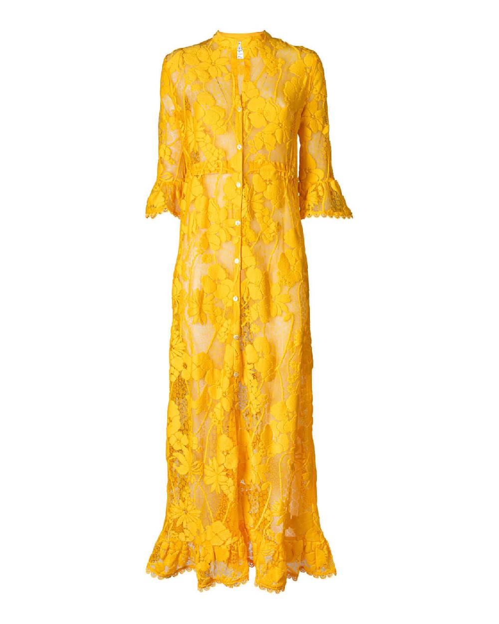 Raffaela D´Angelo Caftano lungo pizzo