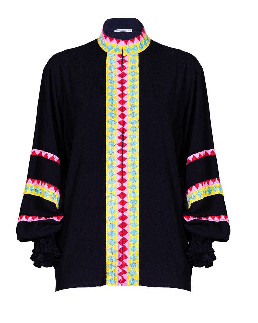 Raffaela D´Angelo Camicia con passamanerie