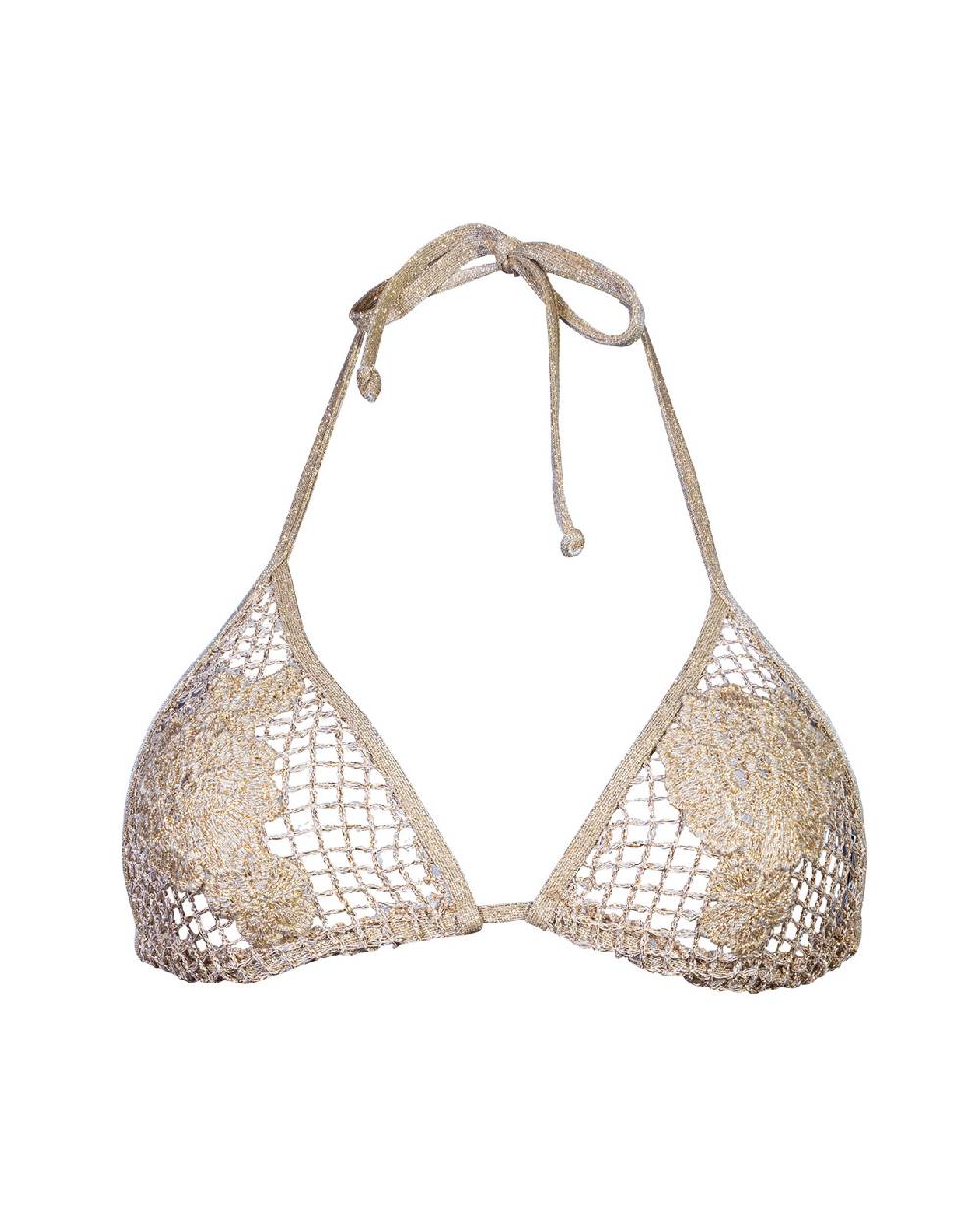 Raffaela D´Angelo Triangolo rete e macramè