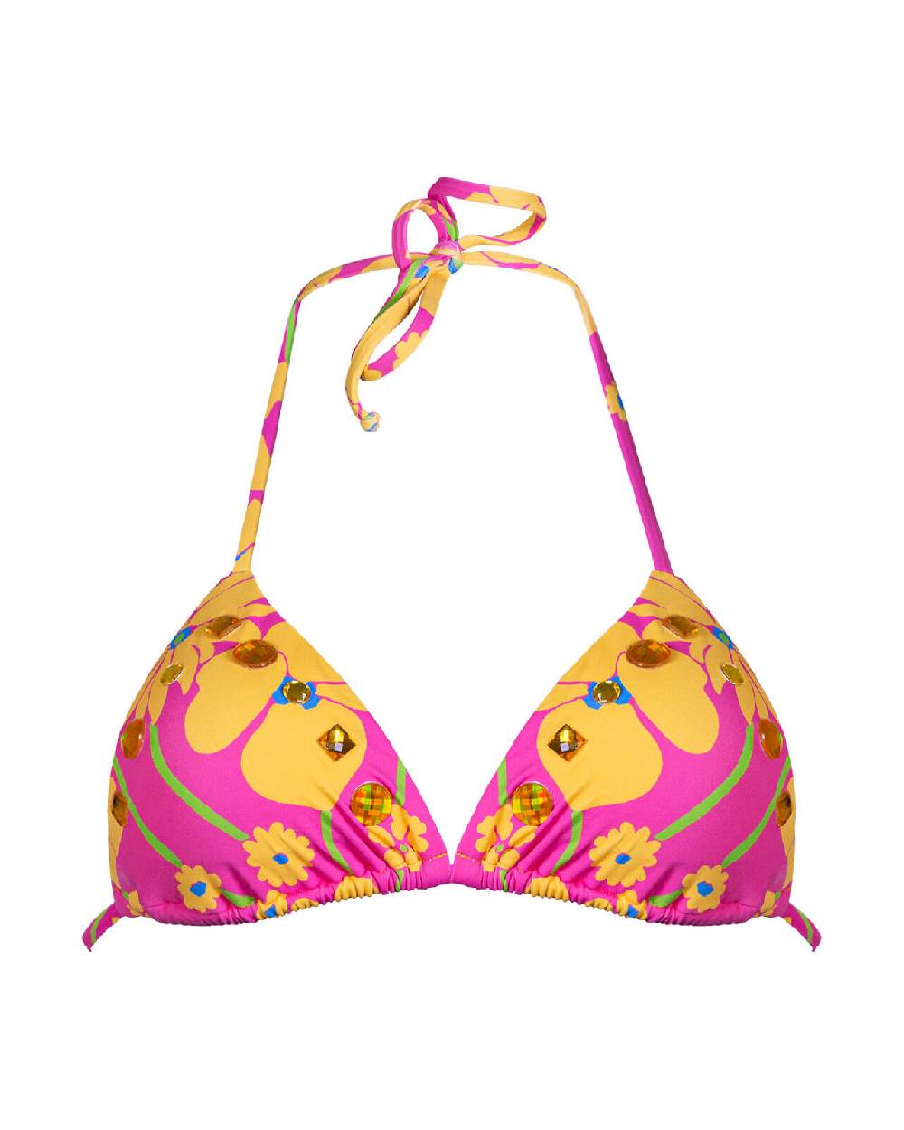 Raffaela D´Angelo Triangolo stampato con pietre