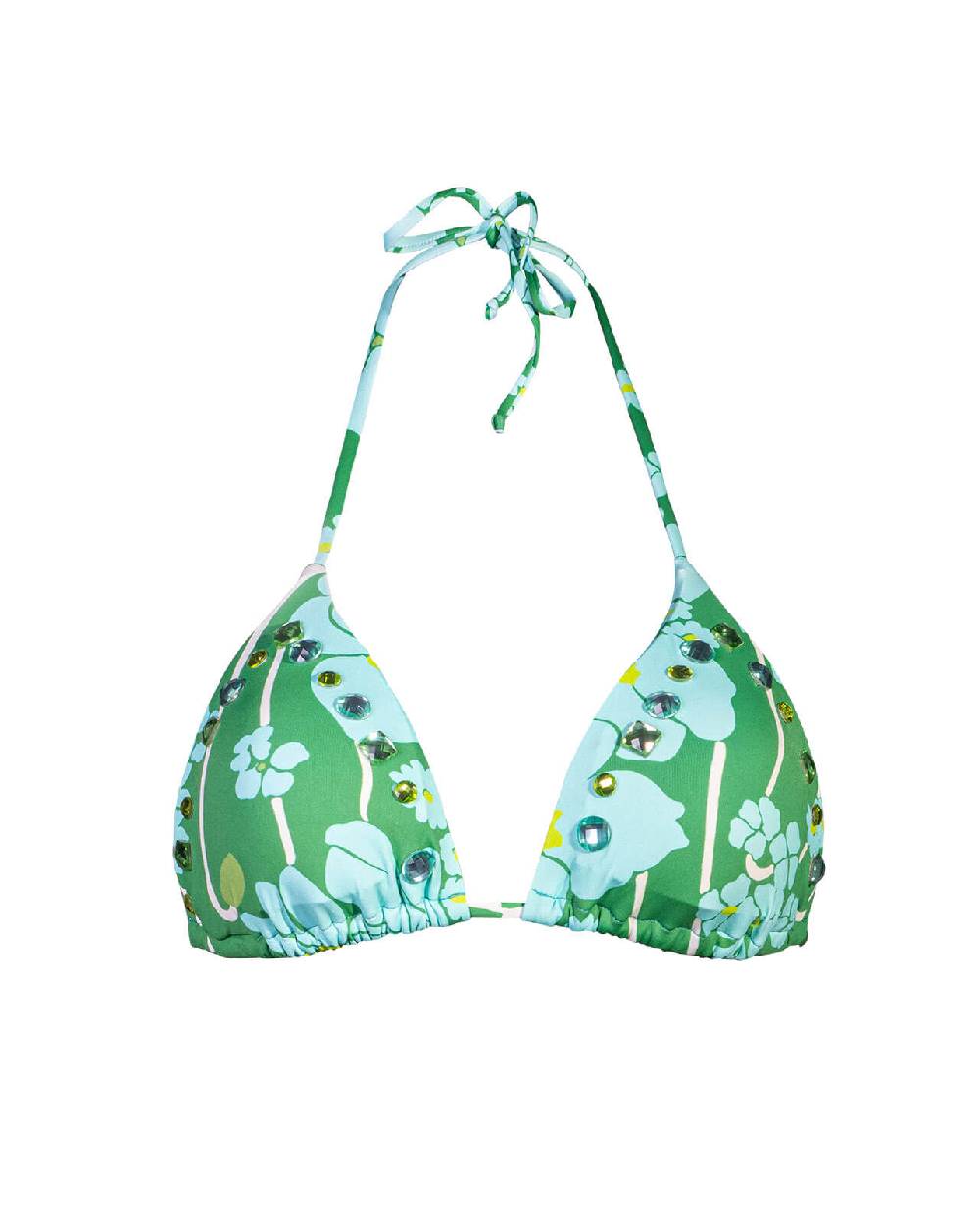 Raffaela D´Angelo Triangolo stampato con pietre