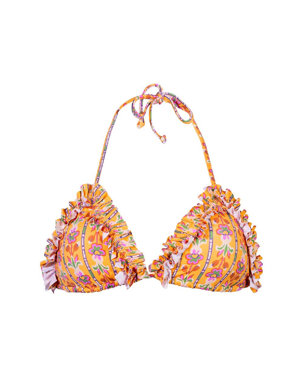 Raffaela D´Angelo Triangolo stampato con rouche