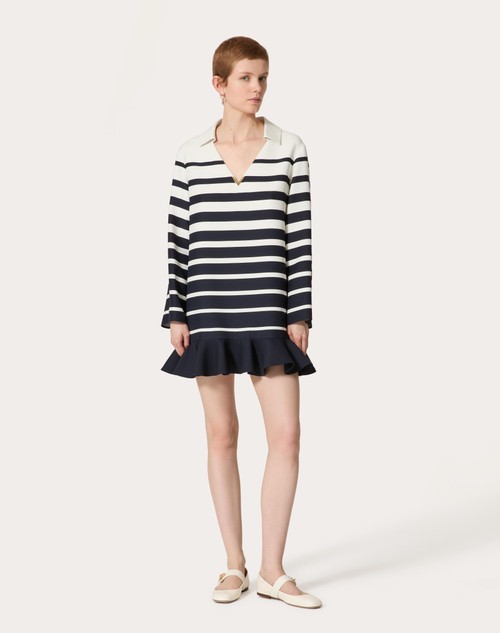 Red Valentino ABITO CORTO IN CREPE COUTURE VALENTINO ROOMVIEW