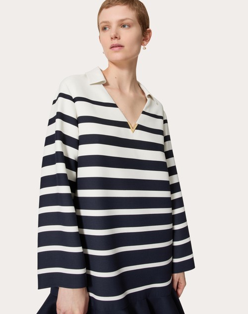 Red Valentino ABITO CORTO IN CREPE COUTURE VALENTINO ROOMVIEW