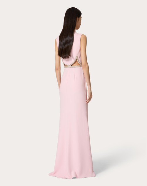 Red Valentino ABITO DA SERA IN CADY COUTURE RICAMATO