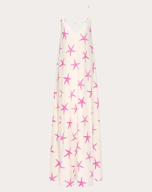 Red Valentino ABITO DA SERA IN CREPE DE CHINE STARFISH