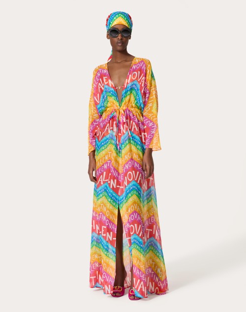 Red Valentino ABITO DA SERA IN MUSSOLA VALENTINO CHEVRON 24