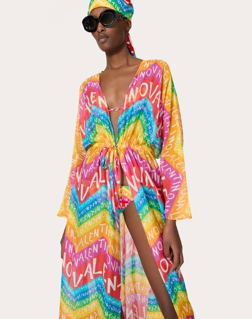 Red Valentino ABITO DA SERA IN MUSSOLA VALENTINO CHEVRON 24