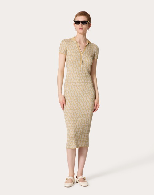 Red Valentino ABITO IN LUREX E JACQUARD TOILE ICONOGRAPHE