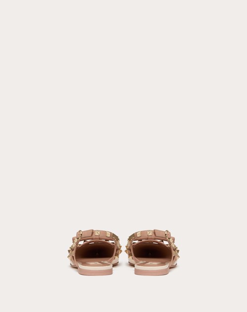 Red Valentino BALLERINA SLINGBACK ROCKSTUD BOW IN VERNICE