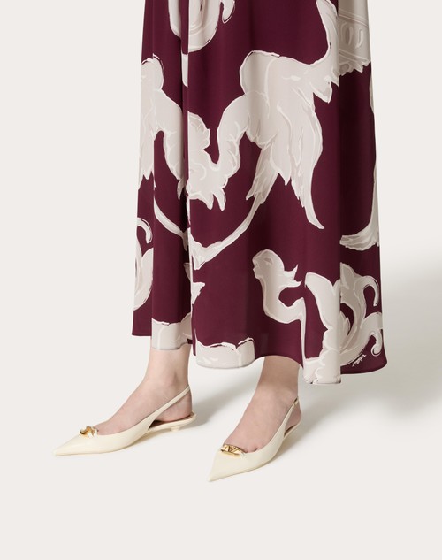 Red Valentino BALLERINA SLINGBACK VLOGO THE BOLD EDITION IN VITELLO 20MM