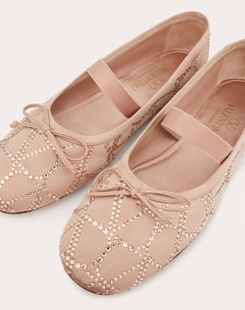 Red Valentino BALLERINA TOILE ICONOGRAPHE CON CRISTALLI