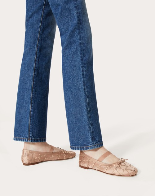 Red Valentino BALLERINA TOILE ICONOGRAPHE CON CRISTALLI