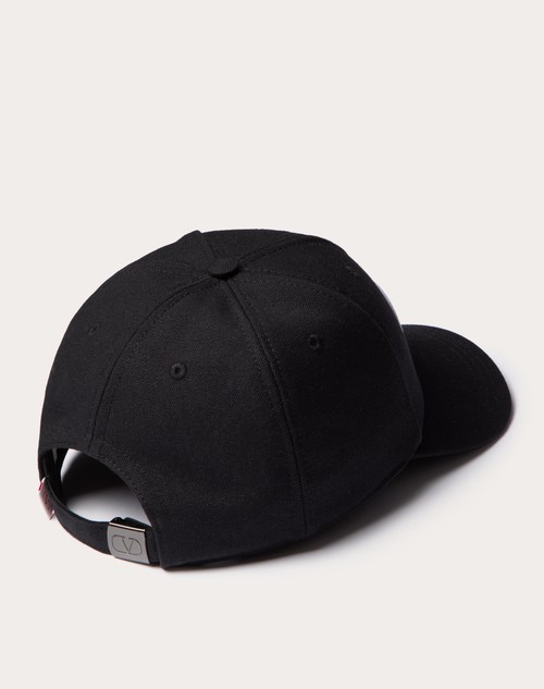 Red Valentino BASEBALL CAP VLOGO SIGNATURE IN COTONE CON RICAMO VLOGO
