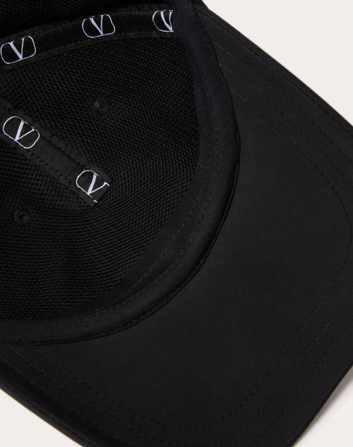 Red Valentino BASEBALL VLOGO THE BOLD EDITION IN NYLON CON APPLICAZIONE VLOGO