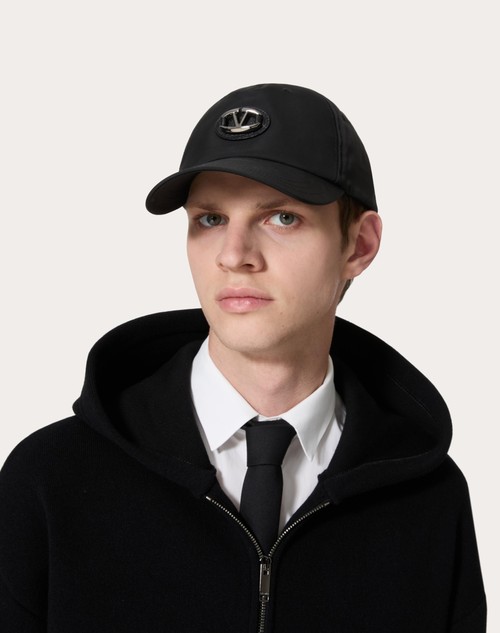 Red Valentino BASEBALL VLOGO THE BOLD EDITION IN NYLON CON APPLICAZIONE VLOGO