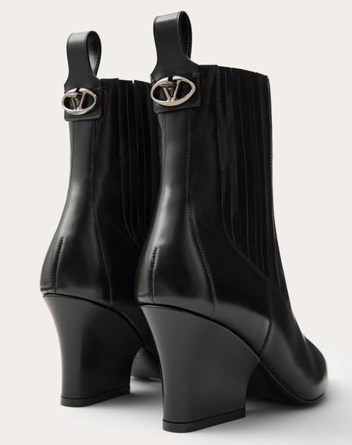 Red Valentino BEATLE VLOGO LOCKETTE IN VITELLO SPAZZOLATO 75MM