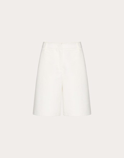 Red Valentino BERMUDA IN LIGHT DOUBLE SPLITTABLE GABARDINE
