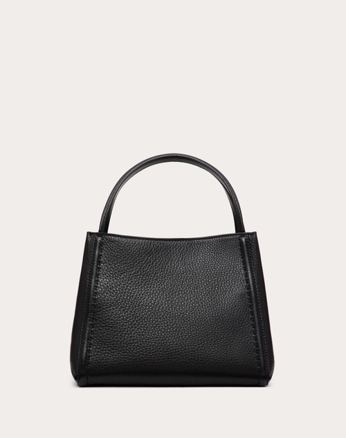 Red Valentino BORSA A MANO MEDIA VALENTINO GARAVANI ALLTIME IN VITELLO GRANATO