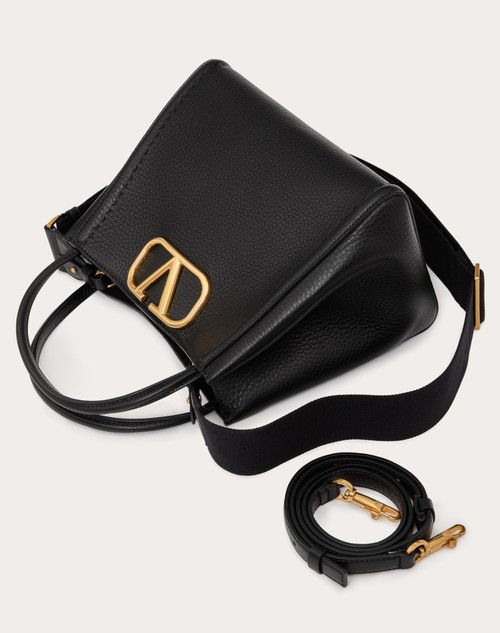 Red Valentino BORSA A MANO MEDIA VALENTINO GARAVANI ALLTIME IN VITELLO GRANATO