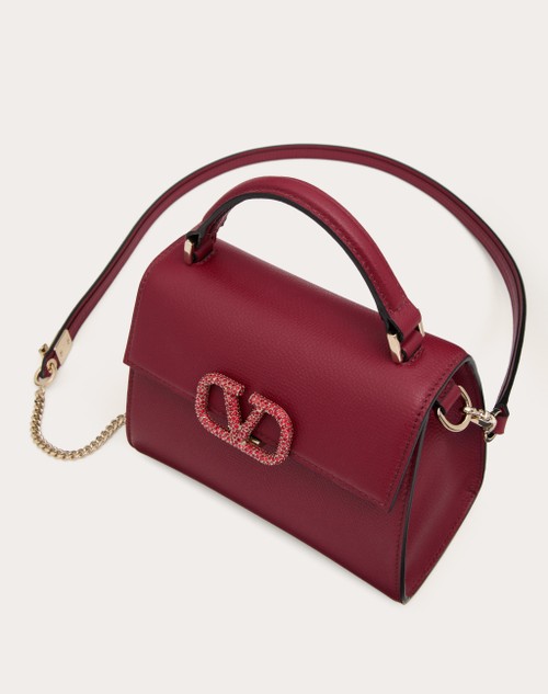 Red Valentino BORSA A MANO MINI VALENTINO GARAVANI VSLING CON LOGO GIOIELLO