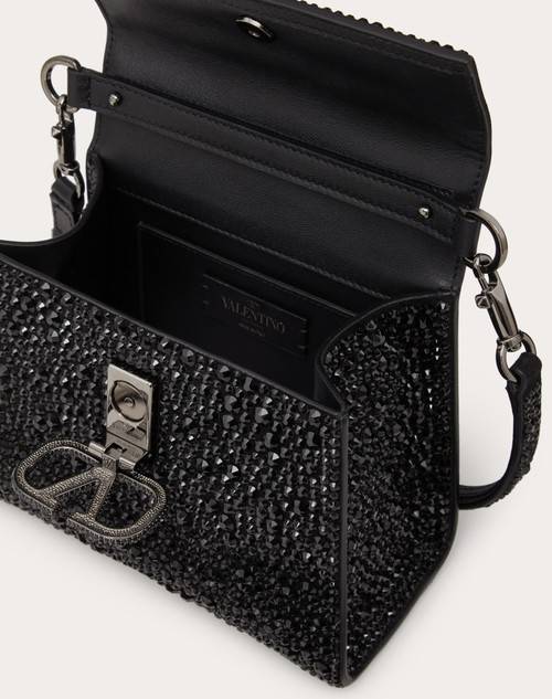 Red Valentino BORSA A MANO MINI VSLING CON RICAMO SPARKLING