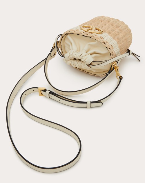 Red Valentino BORSA A SECCHIELLO VLOGO SIGNATURE IN MIDOLLINO