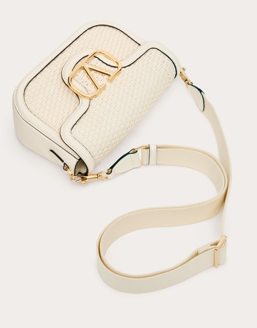 Red Valentino BORSA A SPALLA VALENTINO GARAVANI ALLTIME IN PELLE INTRECCIATA