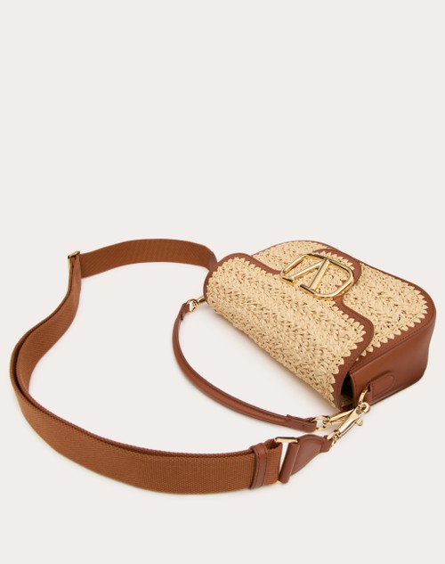Red Valentino BORSA A SPALLA VALENTINO GARAVANI ALLTIME IN RAFIA