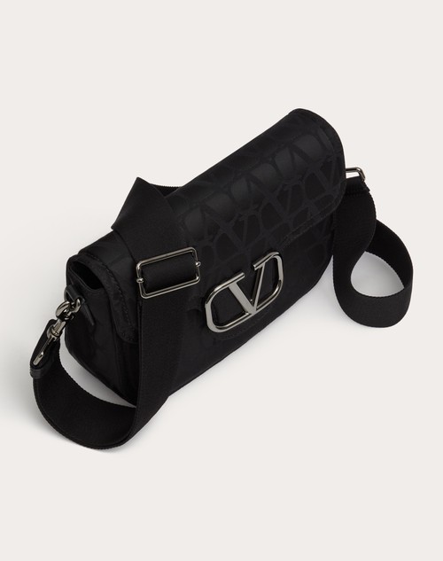 Red Valentino BORSA A TRACOLLA TOILE ICONOGRAPHE IN TESSUTO TECNICO