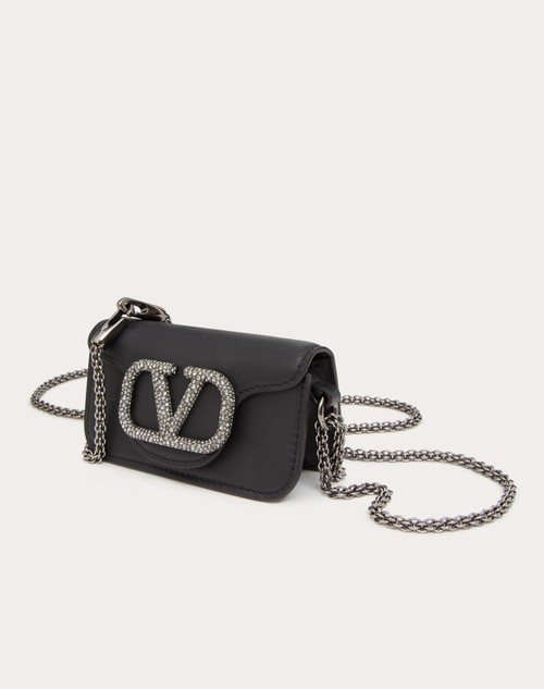 Red Valentino BORSA MICRO CON CATENA VALENTINO GARAVANI LOCÒ CON LOGO GIOIELLO