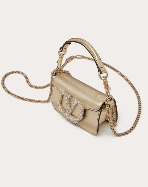 Red Valentino BORSA MICRO CON CATENA VALENTINO GARAVANI LOCÒ CON LOGO GIOIELLO