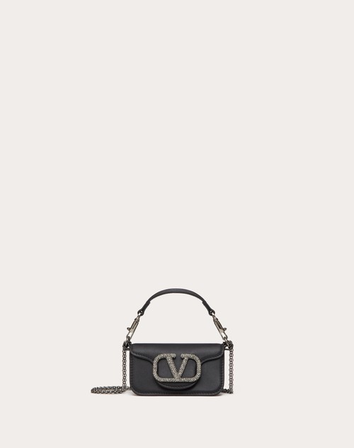Red Valentino BORSA MICRO CON CATENA VALENTINO GARAVANI LOCÒ CON LOGO GIOIELLO