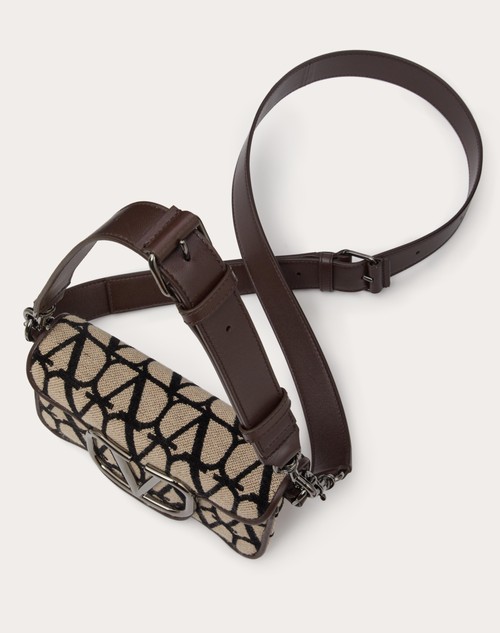 Red Valentino BORSA MINI A SPALLA LOCÒ TOILE ICONOGRAPHE