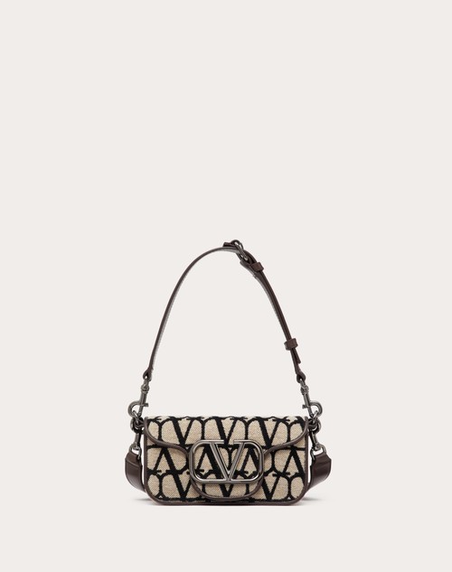 Red Valentino BORSA MINI A SPALLA LOCÒ TOILE ICONOGRAPHE